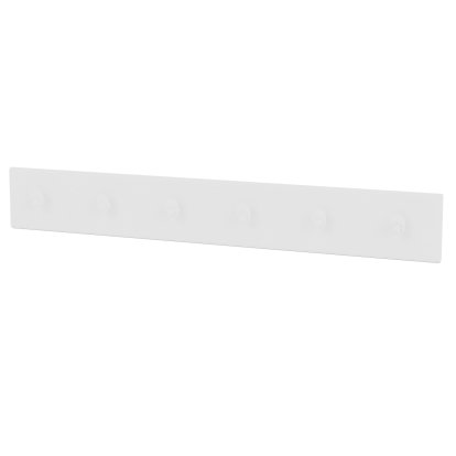 Coat Rack Hakenleiste, 6 Haken, New White