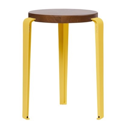 Lou Hocker, Massivholz, Eiche gebeizt, Brioche gelb
