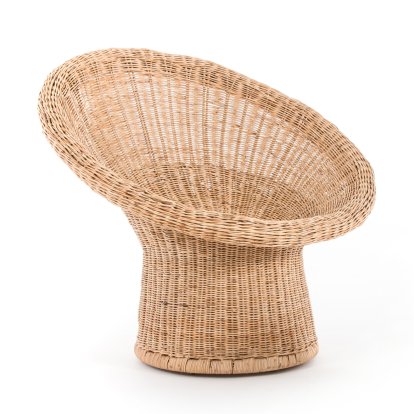 Rattansessel E 10, Rattan natur, ohne Kissen
